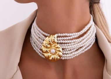 ΚΟΛΙΕ ΜΕ ΠΕΡΛΕΣ - VASILIAN - fashionroom - 