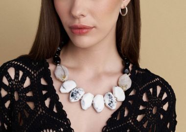 Κολιέ με συνδυασμό υλικών - 5206179019286 -  - 