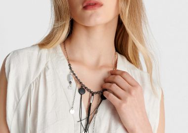 Κολιέ με συνδυασμό υλικών - 5206179132992 -  - 