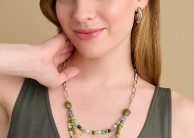 Κολιέ με συνδυασμό υλικών - 5206634977397 -  - 