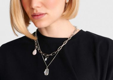 Κολιέ μεταλλικό με αλυσίδες - 5206179127080 -  - 