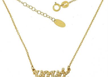 Κολιέ νονά από χρυσό 14Κ -  - 