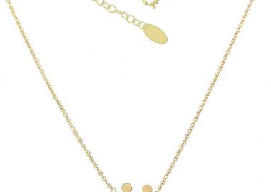 Κολιέ οικογένεια από χρυσό 14 καρατίων με μπαμπά μαμά και αγόρι κορίτσι -  - 