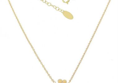 Κολιέ οικογένεια από χρυσό 14 καρατίων με μπαμπά μαμά και κορίτσι -  - 