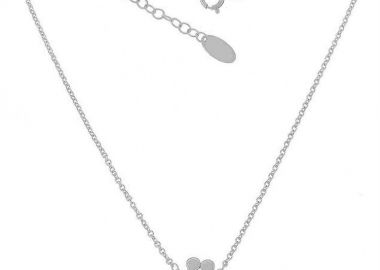 Κολιέ οικογένεια από λευκόχρυσο 14 καρατίων με μπαμπά μαμά και κορίτσι -  - 