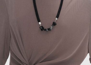 Κολιέ πλεξούδα με στοιχεία - 5206634985279 -  - 