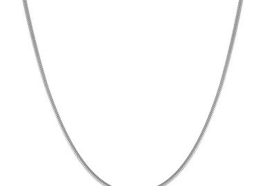 Κολίε Round Snake Chain 2mm Από Ατσάλι MI13482 - AMOR AMOR - 