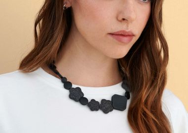 Κολιέ statment με πέτρες - 5206179132930 -  - 