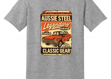 Κοντομάνικη μπλούζα Aussie Steel - GILDAN - 