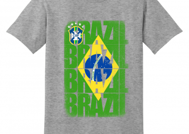 Κοντομάνικη μπλούζα Brazil - GILDAN - 