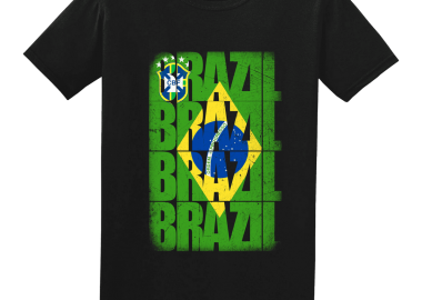 Κοντομάνικη μπλούζα Brazil - GILDAN - 