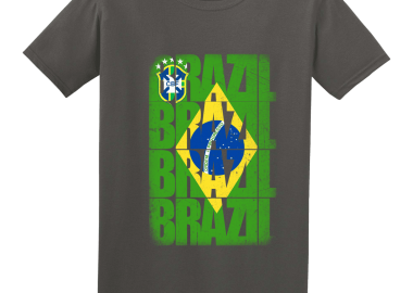 Κοντομάνικη μπλούζα Brazil - GILDAN - 