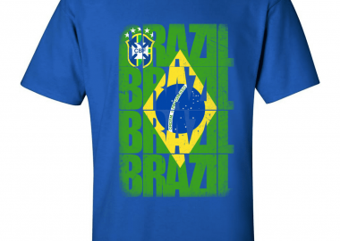 Κοντομάνικη μπλούζα Brazil - GILDAN - 