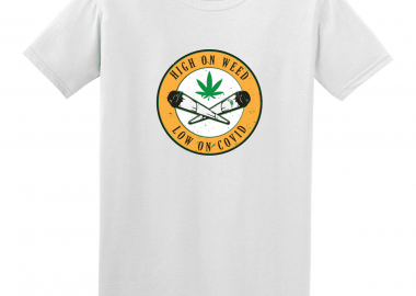 Κοντομάνικη μπλούζα Covid Weed - GILDAN - 