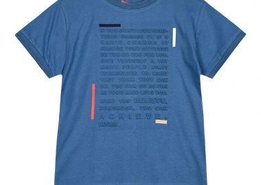 Κοντομάνικη μπλούζα με ανάγλυφο τύπωμα για αγόρι - ΑΚΟΥΑ 13-224032-5 - energiers - 