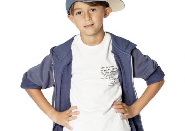 Κοντομάνικη μπλούζα με τύπωμα για αγόρι - Λευκό 13-224033-5 - 13-224033-5-8-etwn-leyko - energiers - 