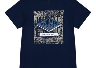 Κοντομάνικη μπλούζα με τύπωμα για αγόρι - ΜΑΡΕΝ 13-224029-5 - energiers - 