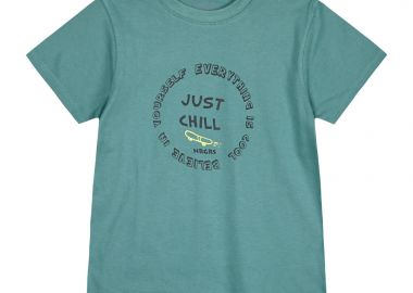 Κοντομάνικη μπλούζα με τύπωμα για αγόρι - ΠΡΑΣΙΝΟ ΤΗΣ ΕΡΗΜΟΥ 13-224065-5 - energiers - 