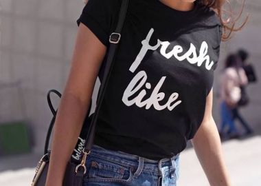 ΚΟΝΤΟΜΑΝΙΚΟ BOYFRIEND T-SHIRT - FRESH LIKE - sense-shop - 