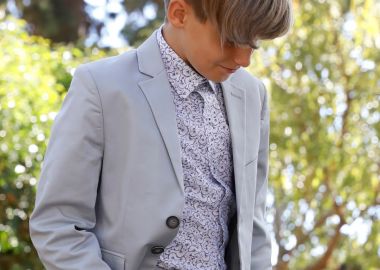 Κοντομάνικο εμπριμέ πουκάμισο 43-223093-4 - energiers - 