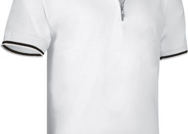 Κοντομάνικο Polo Shirt GOLF Valento POVAGOLBL White-Black - Valento - 
