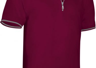 Κοντομάνικο Polo Shirt GOLF Valento POVAGOLGT Mahogany Garnet-Cement Grey - Valento - 