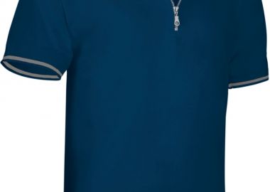 Κοντομάνικο Polo Shirt GOLF Valento POVAGOLMR Orion Navy Blue-Cement Grey - Valento - 