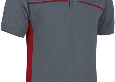 Κοντομάνικο Polo Shirt THUNDER Valento POVATHUGR Cement Grey-Lotto Red -  - 