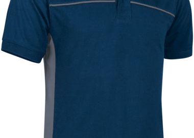 Κοντομάνικο Polo Shirt THUNDER Valento POVATHUMG Orion Navy Blue-Cement Grey - Valento - 