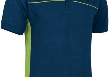 Κοντομάνικο Polo Shirt THUNDER Valento POVATHUMM Orion Navy Blue-Apple Green - Valento - 
