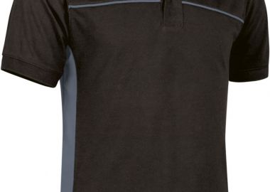 Κοντομάνικο Polo Shirt THUNDER Valento POVATHUNG Black-Cement Grey - Valento - 