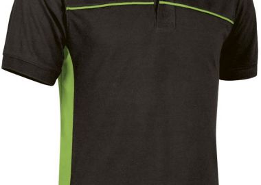 Κοντομάνικο Polo Shirt THUNDER Valento POVATHUNV Black-Apple Green -  - 
