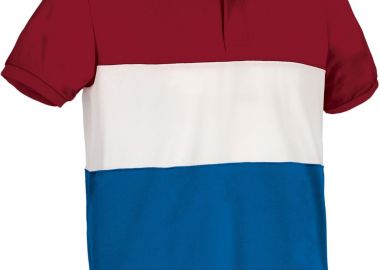 Κοντομάνικο Polo Shirt VARSITY Valento POVAVARLB Lotto Red-White-Royal Blue - Valento - 