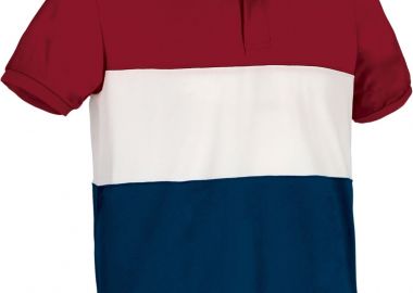 Κοντομάνικο Polo Shirt VARSITY Valento POVAVARRB Lotto Red-White-Orion Navy Blue - Valento - 