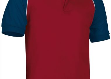 Κοντομάνικο Polo Shirt VENUR Valento POVARGCRM Lotto Red-Orion Navy Blue-White - Valento - 