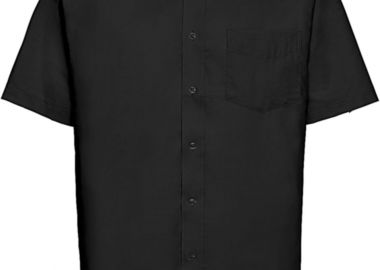 Κοντομάνικο Πουκάμισο R-933M Russell Oxford White Black - Russell - 