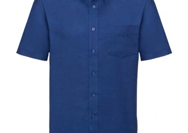 Κοντομάνικο Πουκάμισο R-933M Russell Oxford White Bright Royal - Russell - 