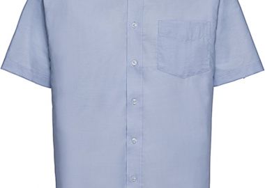 Κοντομάνικο Πουκάμισο R-933M Russell Oxford White Oxford Blue - Russell - 