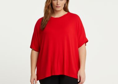 Κοντομάνικο t-shirt βισκόζη - MAT FASHION - 