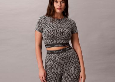 Κοντομάνικο Τοπ - Icon Shapewear Logo - CALVIN KLEIN - 