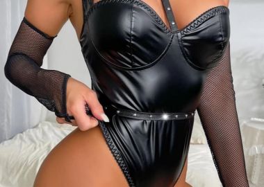 ΚΟΡΜΑΚΙ ΔΕΡΜΑΤΙΝΗ ΜΕ ΜΑΝΙΚΙΑ - CLELIE - fashionroom - 