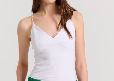 Κορμάκι σε rib ύφανση με ανοιχτή πλάτη - FUNKY BUDDHA - 