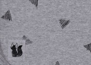 Κουβέρτα 2 Όψεων Πικέ Βαμβακερή 75x100εκ. Grey Minene 10221003720OS - Minene - 