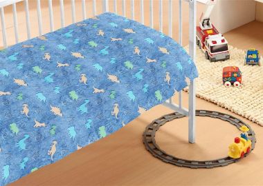 Κουβέρτα Αγκαλιάς-Λίκνου Φωσφοριζέ Fleece 70x110εκ. Dinosaur DimCol - DimCol - 