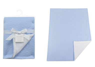 Κουβέρτα Air Layer-Sherpa Αγκαλιάς-Λίκνου 75x100εκ. Stars 18 Sky Blue Dimcol - DimCol - 