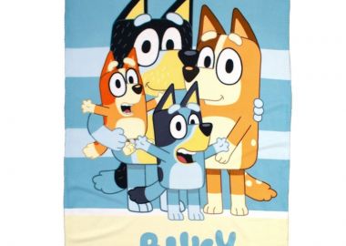 Κουβέρτα Fleece BBC Studios Bluey 55 100X140 Blue 100% Polyester - BBC Studios - 