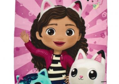 Κουβέρτα Fleece DreamWorks Gabby s Dollhouse 30 100X140 Pink 100% Polyester - DreamWorks Animation - 