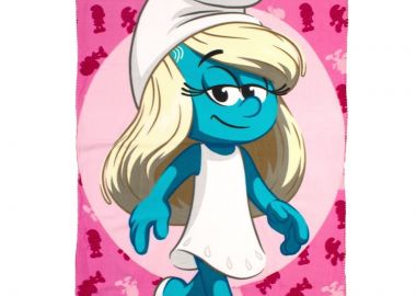 Κουβέρτα Fleece Peyo Smurfs 12 100X140 Pink 100% Polyester - Peyo - 
