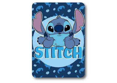 Κουβέρτα Κούνιας Fleece 100x140εκ. Disney Home Stitch 18 Blue Digital Print DimCol - DimCol - 