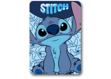 Κουβέρτα Κούνιας Fleece 100x140εκ. Disney Home Stitch 70 Sky Blue Digital Print DimCol - DimCol - 